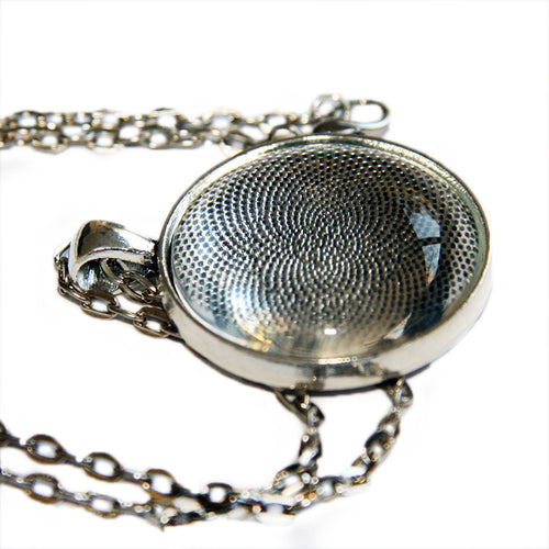 Adopt Don't Shop montage of rescue dogs - glass cab pendant necklace