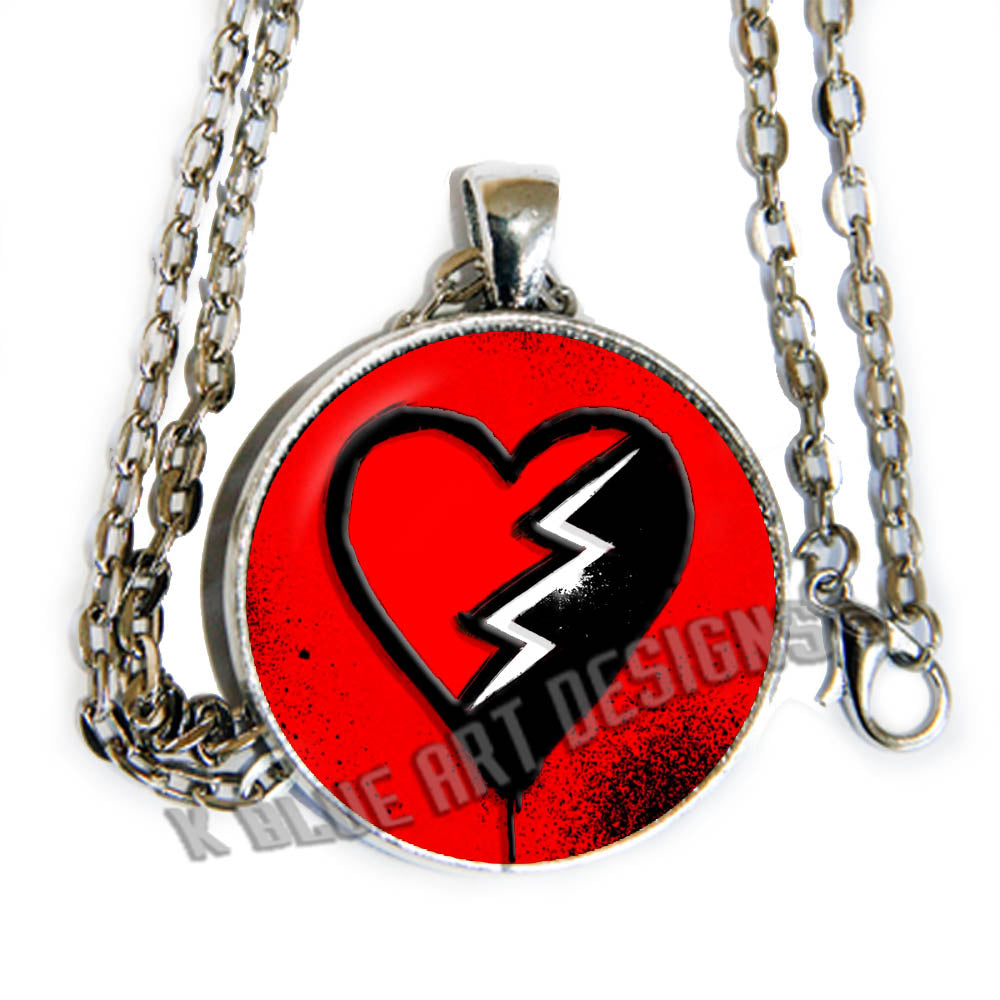 Descendants - Red, Audrey, Ben, Carlos, Evie, Jay, Mal, OR Uma - 1 glass cab pendant necklace